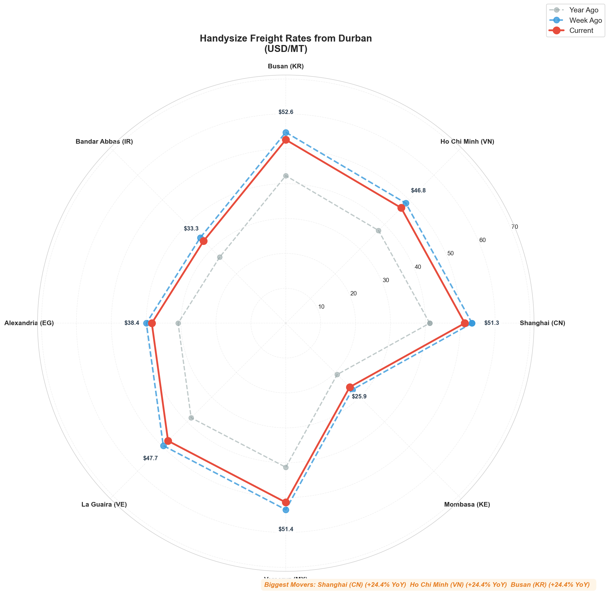 Durban Radial Chart