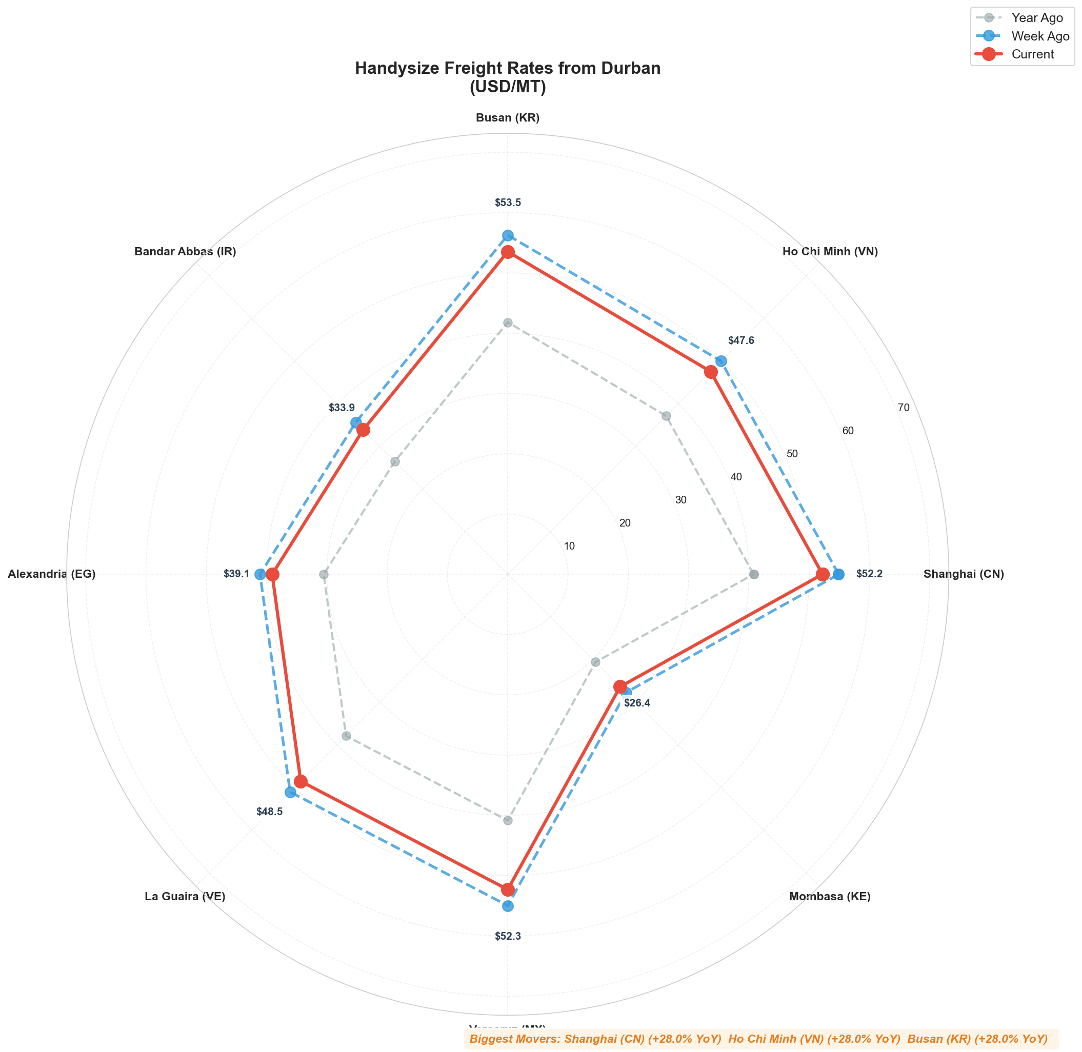 Durban Radial Chart