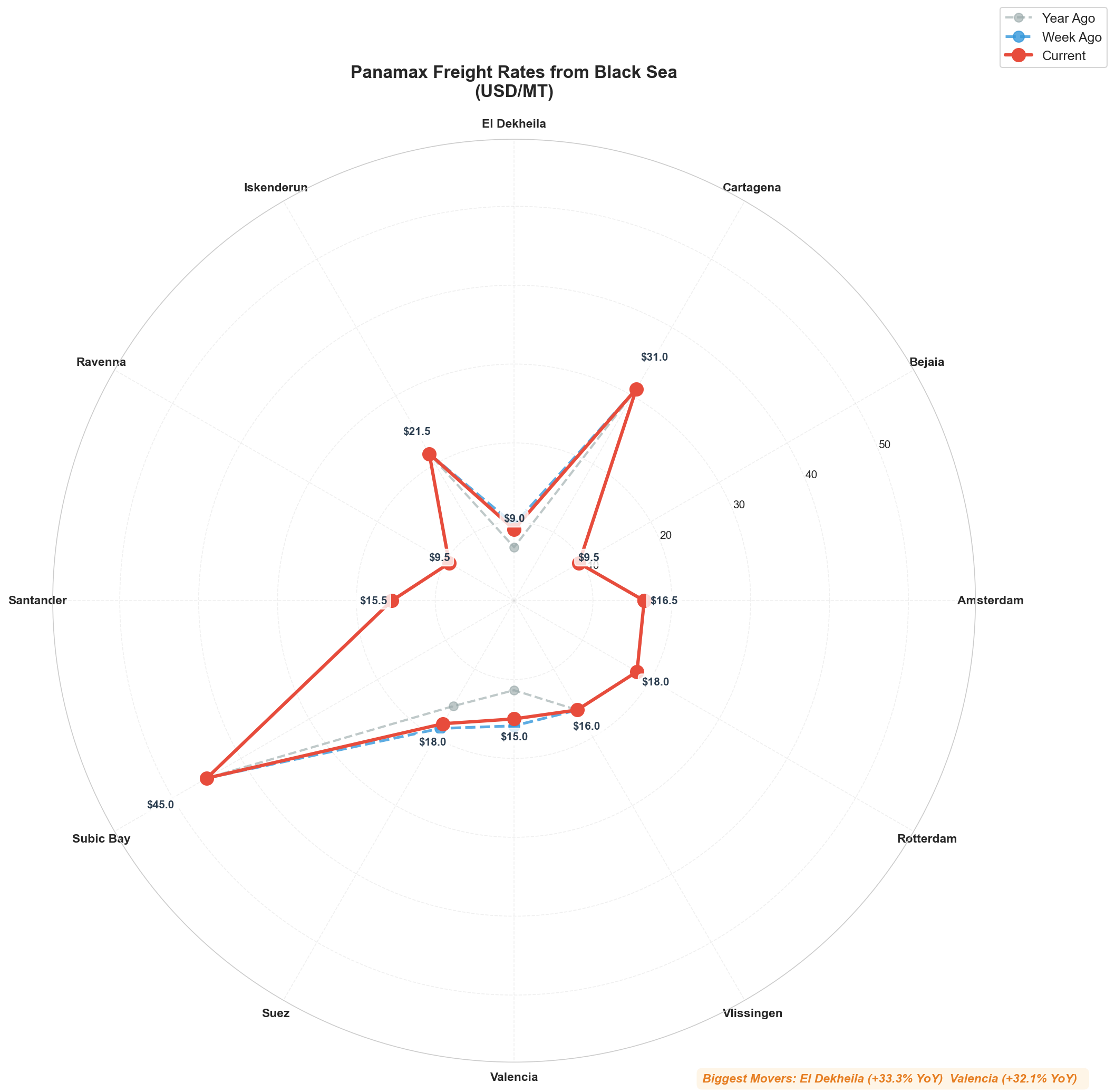 Black Sea Radial Chart
